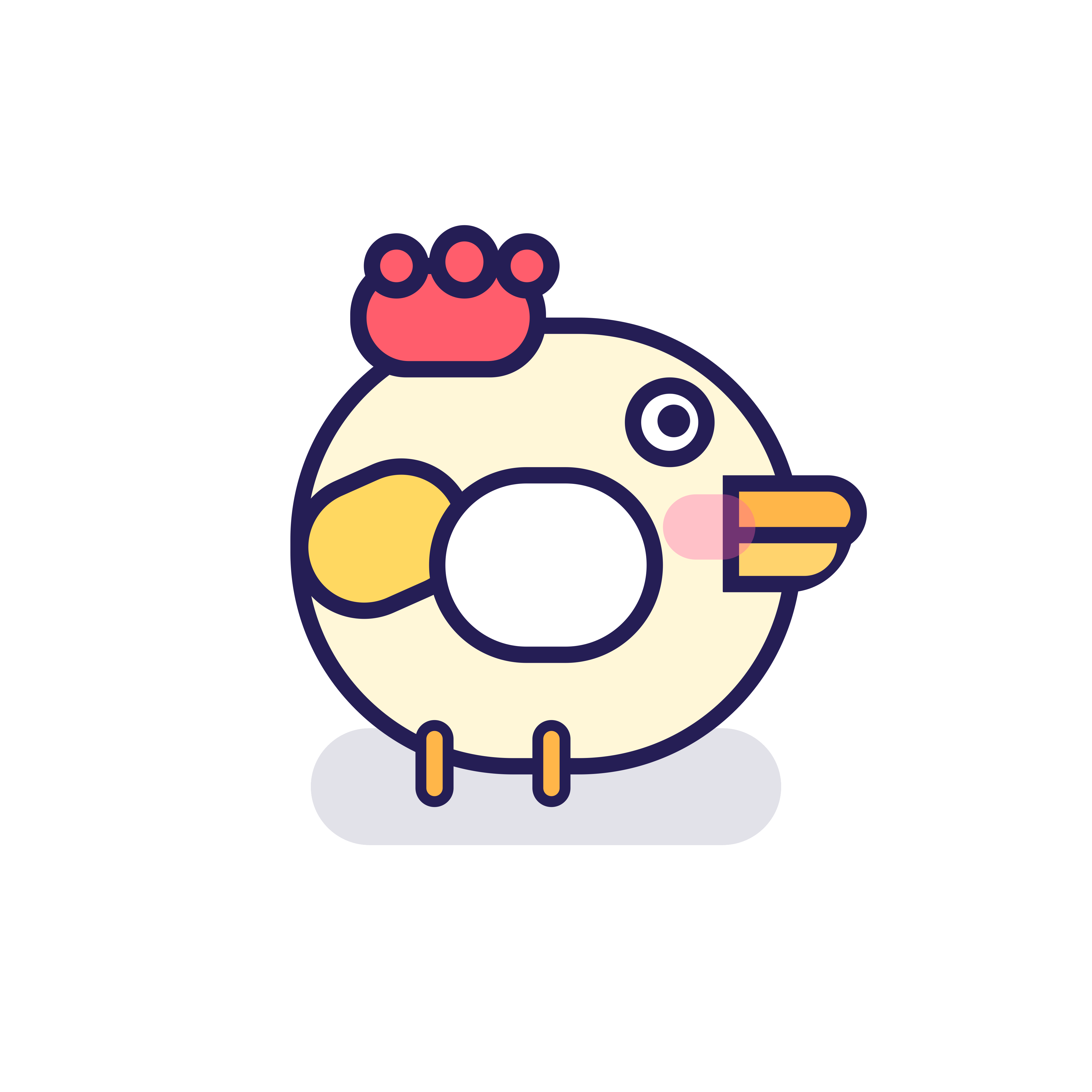 Squawk Sprint chicken mascot